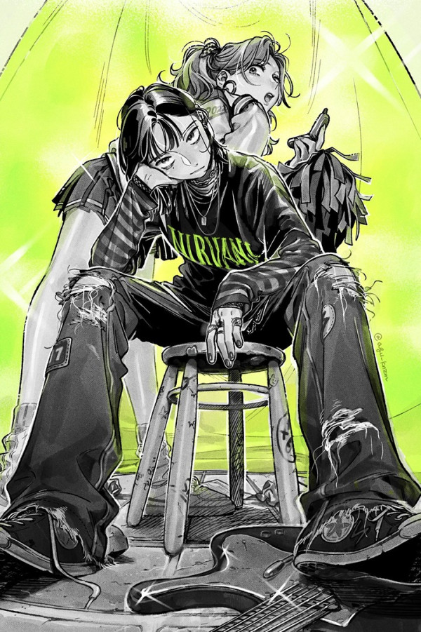 Poster background Парень, которым она увлечена, на самом деле не парень