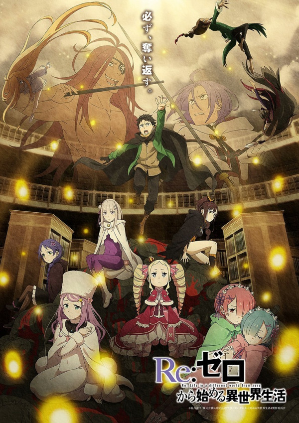 Poster background Re:Zero. Жизнь с нуля в альтернативном мире 4