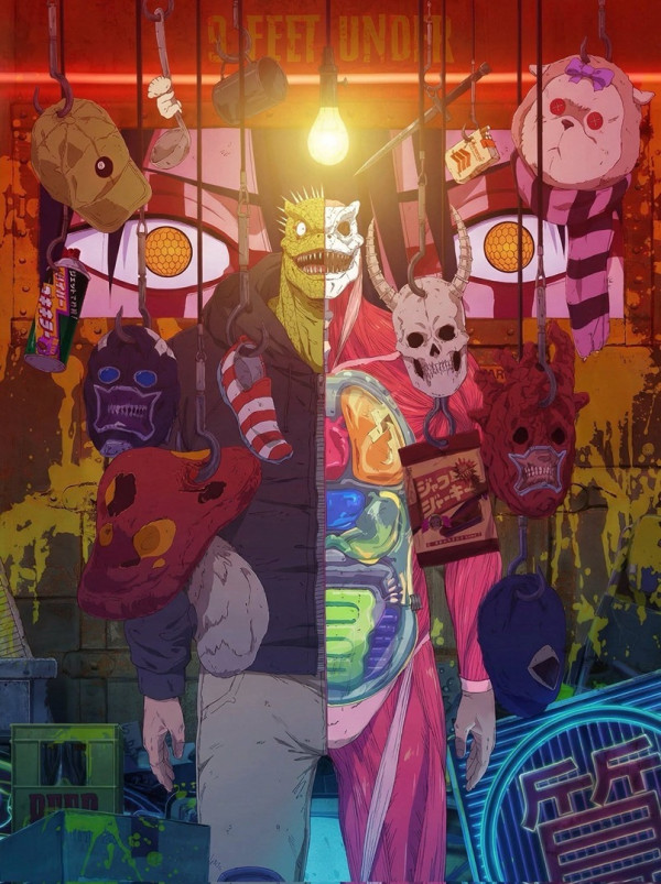 Poster background Дорохедоро 3